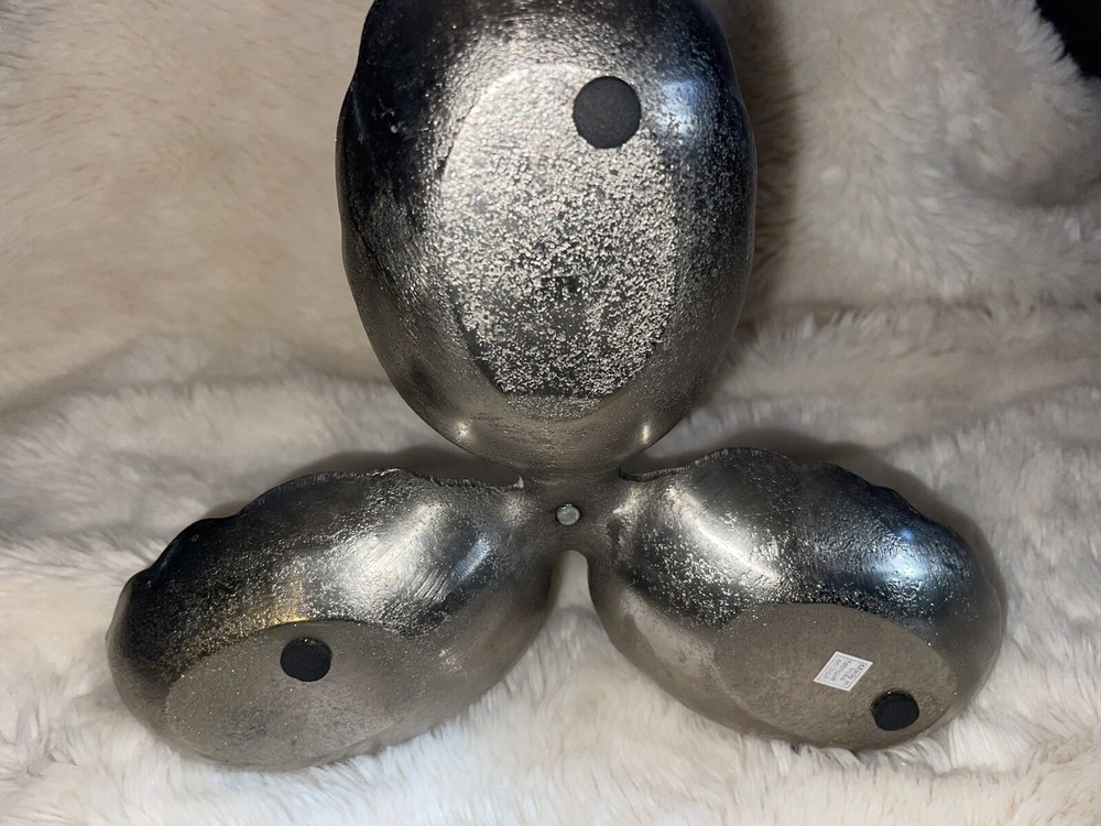 Divided Serving Dish Tray Bird Tree Snack Appetizer Metal Kitchen Decor #12A