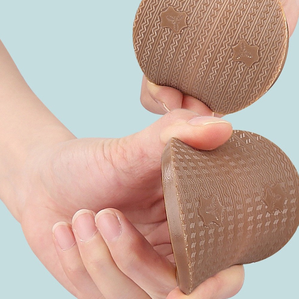 2 Pcs PU Shoe Sole Heel Pads Non Replacement Protector for Sneakers