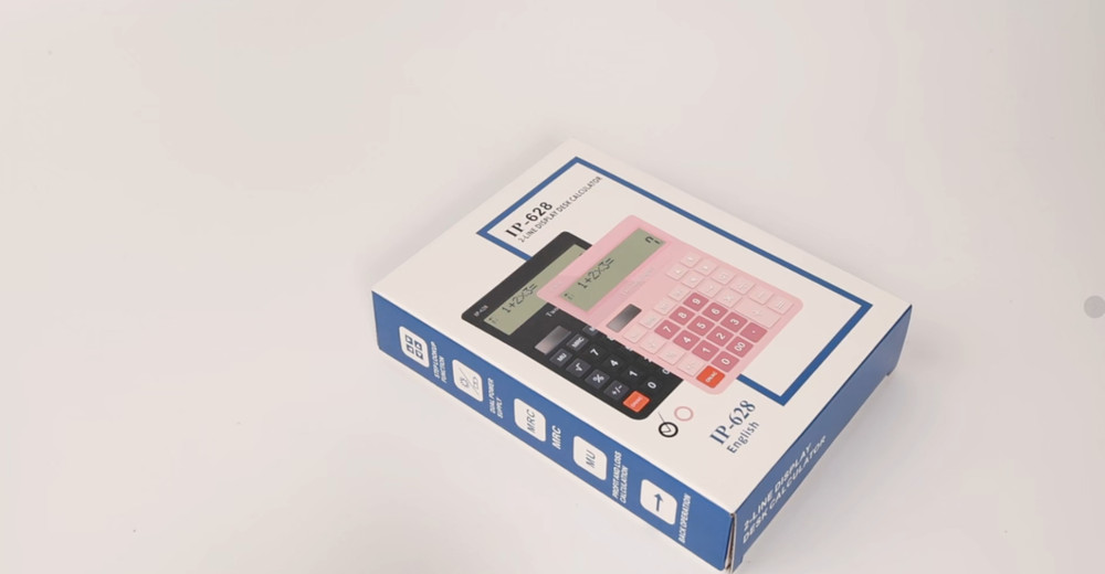 Large Display Desktop Calculator, 4 Function Basic Calculator with Big Buttons f