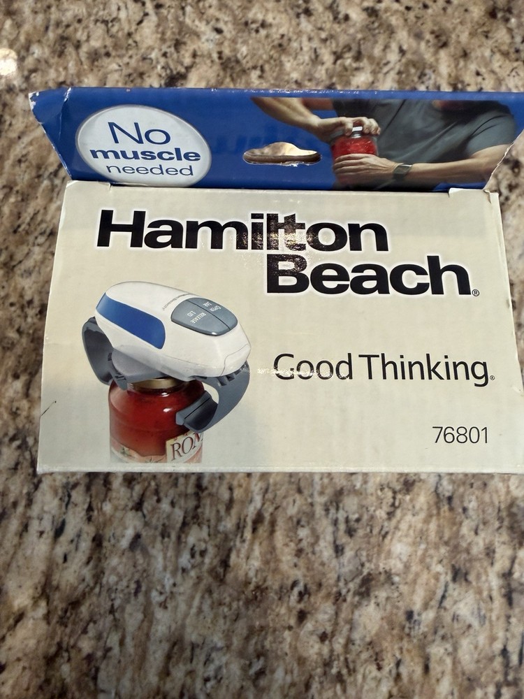 Hamilton Beach Open Ease Automatic Jar Opener 76801 Working Condition Tested