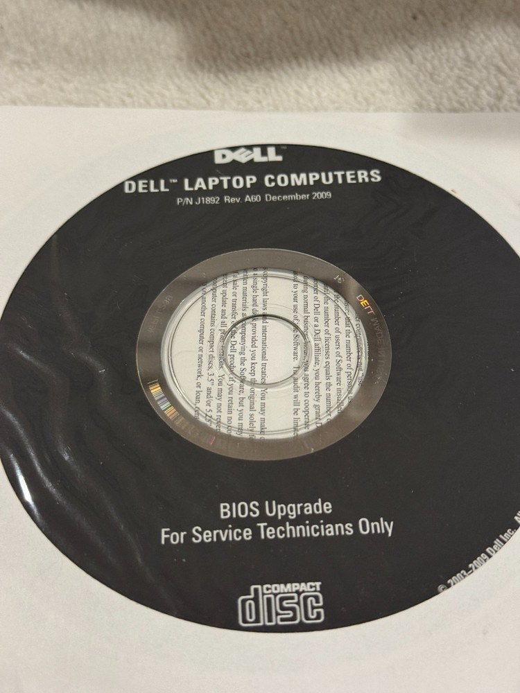 Dell BIOS Upgrade - For Service Technicians Only
