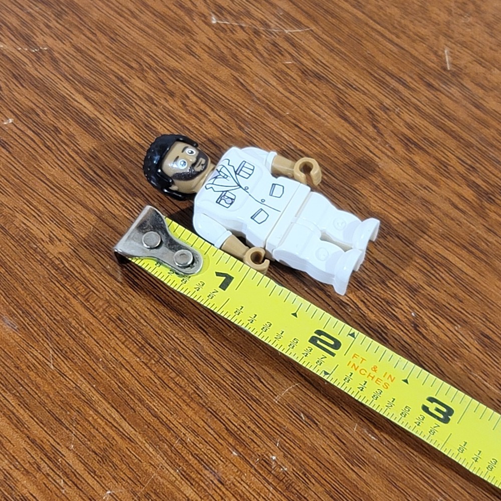 Building Block Man Figure With Beard
