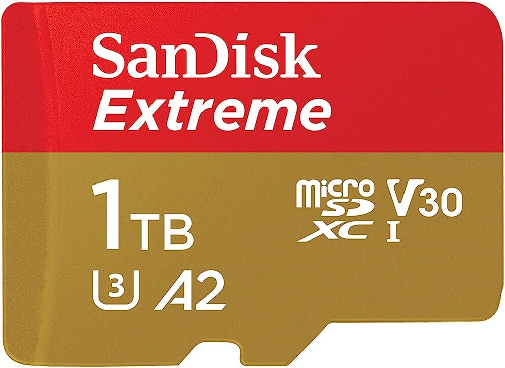 SanDisk 1TB Extreme Memory 1 TB Micro SD SDXC MicroSD Class 10 190MB/s