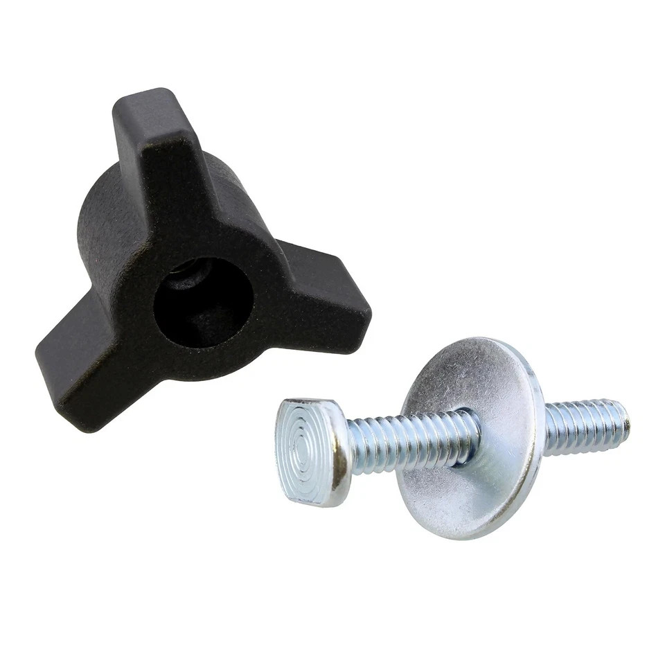 DCT 3 Star Knobs Kit 10pk 1/4in-20 Threaded Knob Set with Jig Knobs and Bolts