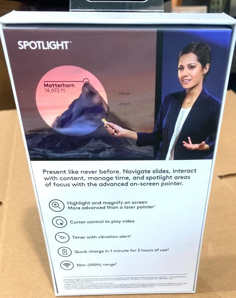 Logitech Spotlight Presentation Remote