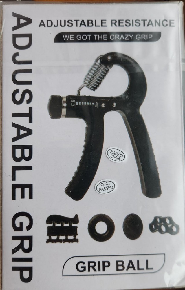 5-Pack Hand Grip Kit - Adjustable Trainer with Grip Ring, Ball