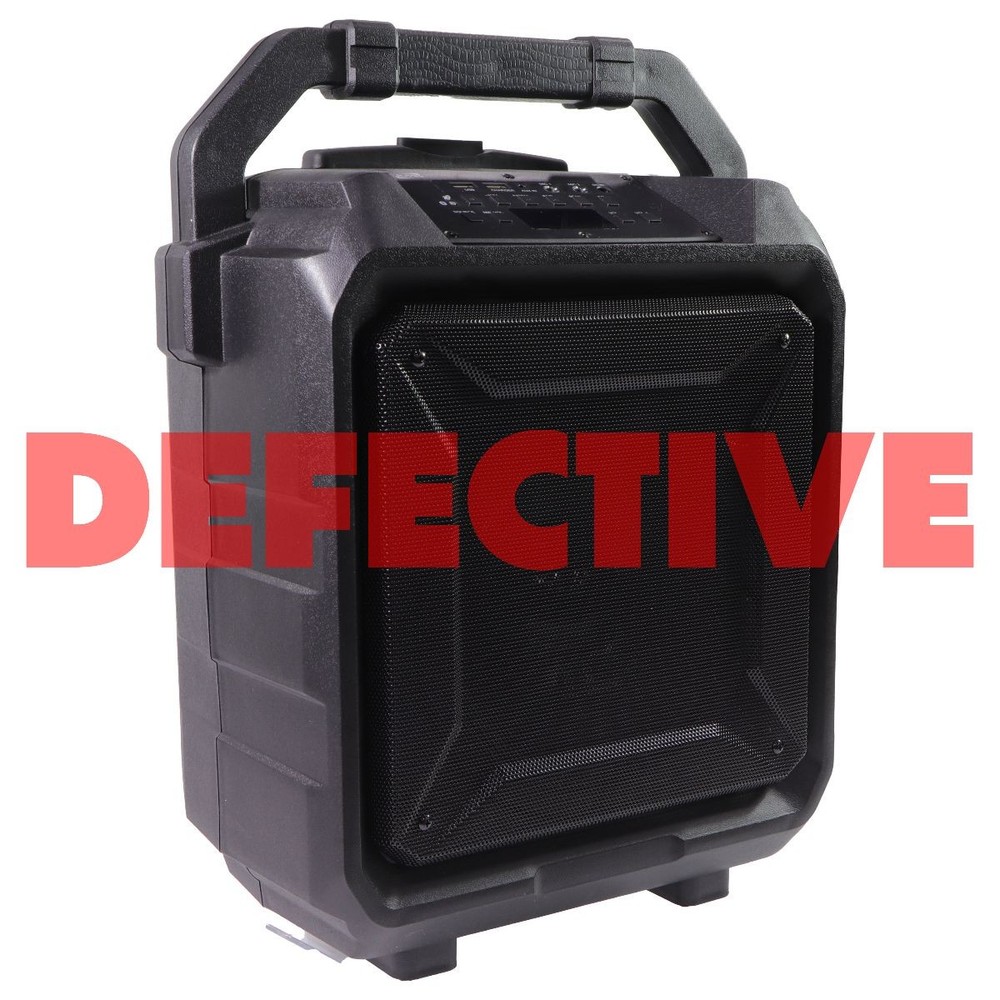 DEFECTIVE iLive Bluetooth Wireless Tailgate Party Roller Speaker - Black ISB659B