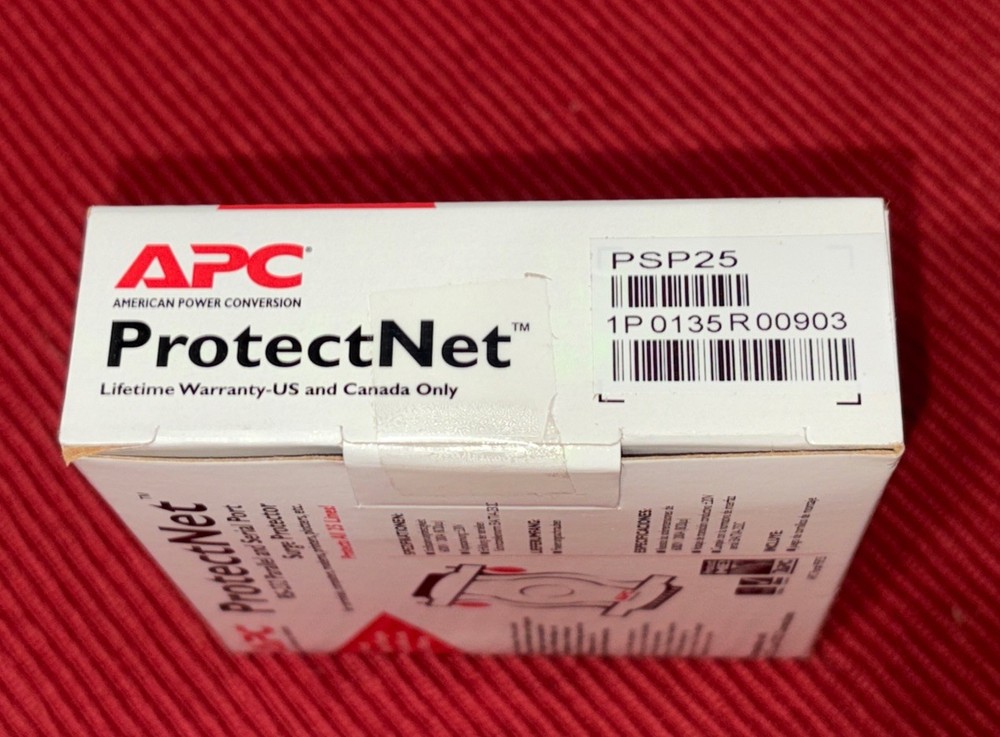 APC ProtectNet RS-232 Parallel & Serial Port Surge Protector.