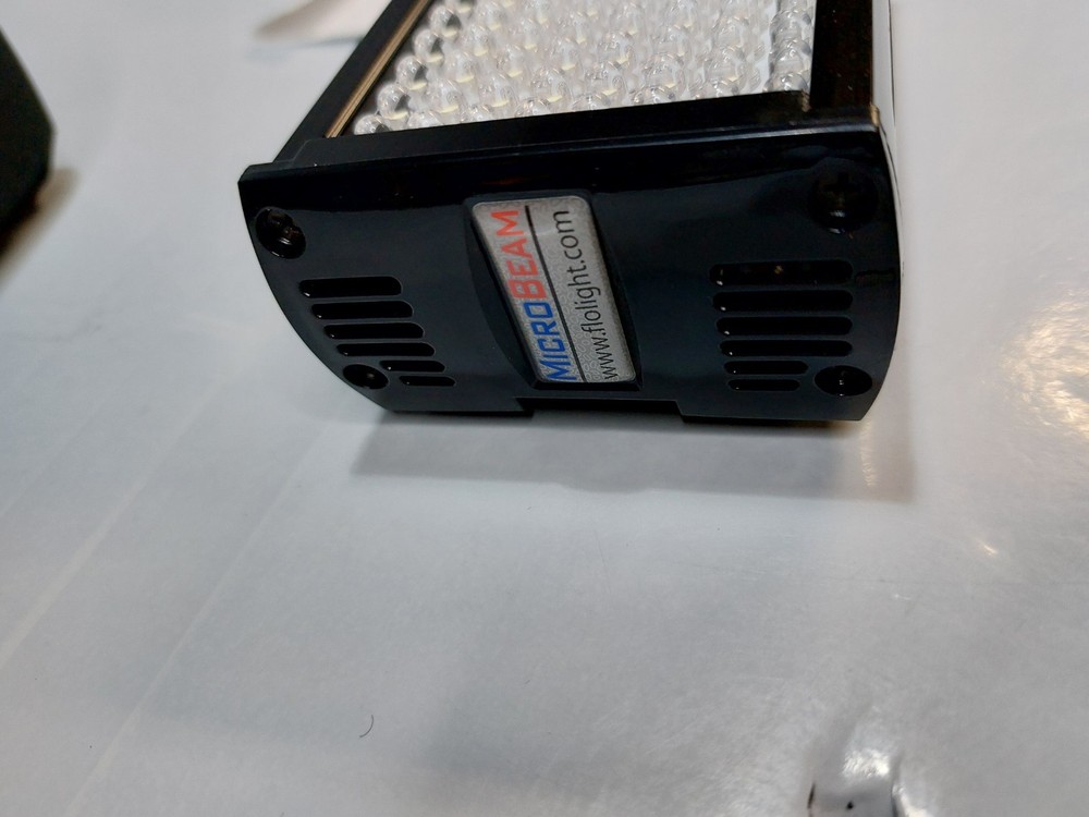 FloLight MicroBeam 128 High Output Compact LED Light, Panasonic Battery Plate