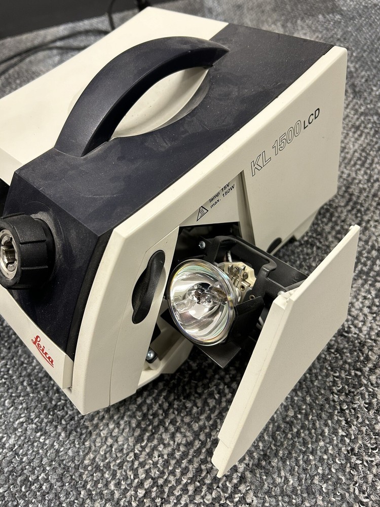 Leica Model KL 1500 LCD Fiber Optic Light Source, With Flexible Light Guide