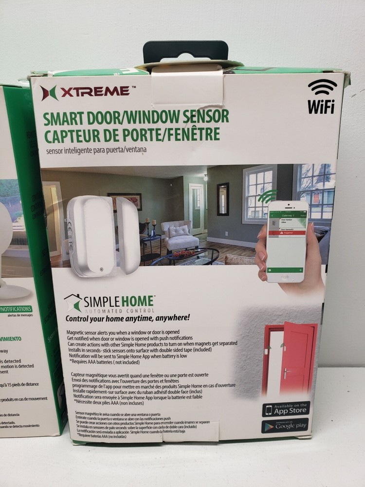 Simple Home Xtreme WiFi Motion Sensor Smart Door Window Sensor & Smart Plugs Lot