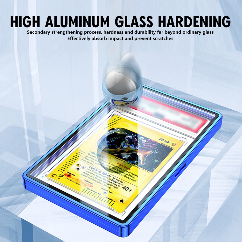 Magnetic Metal Slabs Protector for PSA BGS Graded Cards Stackable Case Sleeves