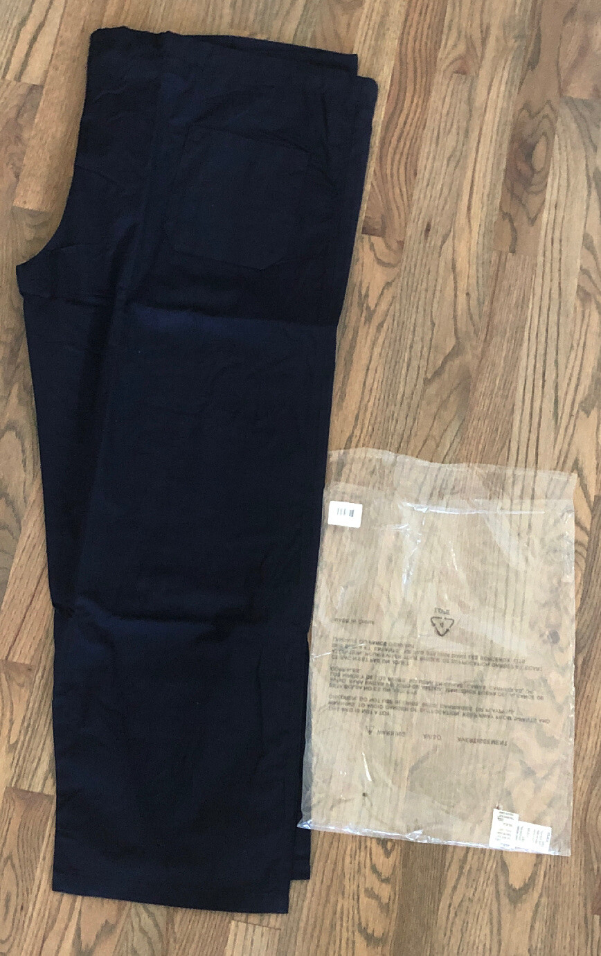 NEW Scrub Pants By Uniform Works - Chef Works - Baggy Navy Blue  "5XL" Unisex D3
