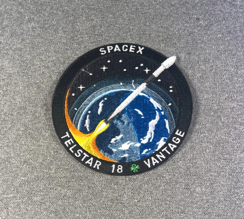 SPACEX TELSTAR 18 VANTAGE MISSION PATCH 4" USA