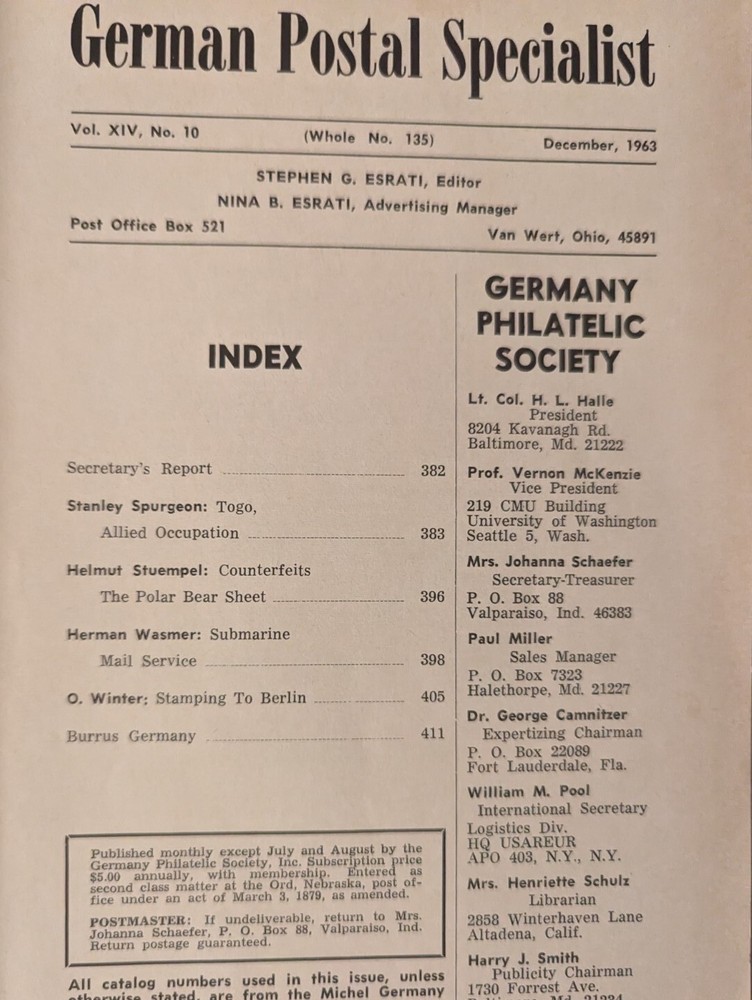 German Postal Specialist Dec 1963 Nuremberg Madonna On Cover Submarines Mail