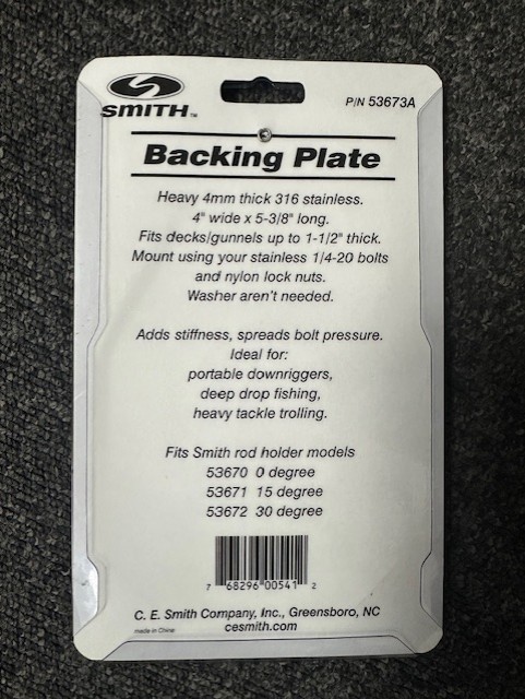 C.E. Smith 53673A Backing Plate 70 Series Rod Holders