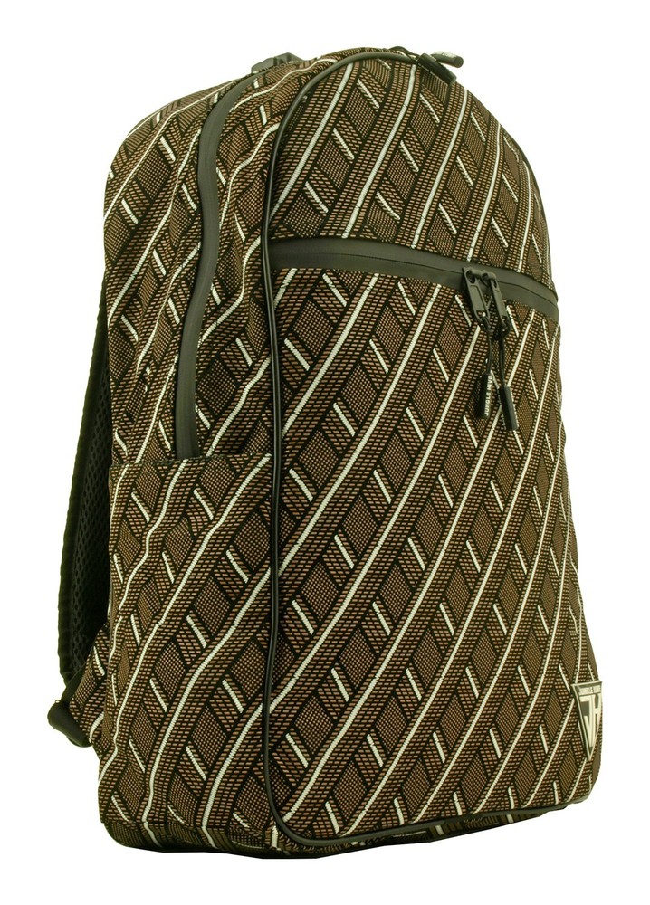 Jungle Hive Lifestyle Backpack - Brown Diamond Pattern