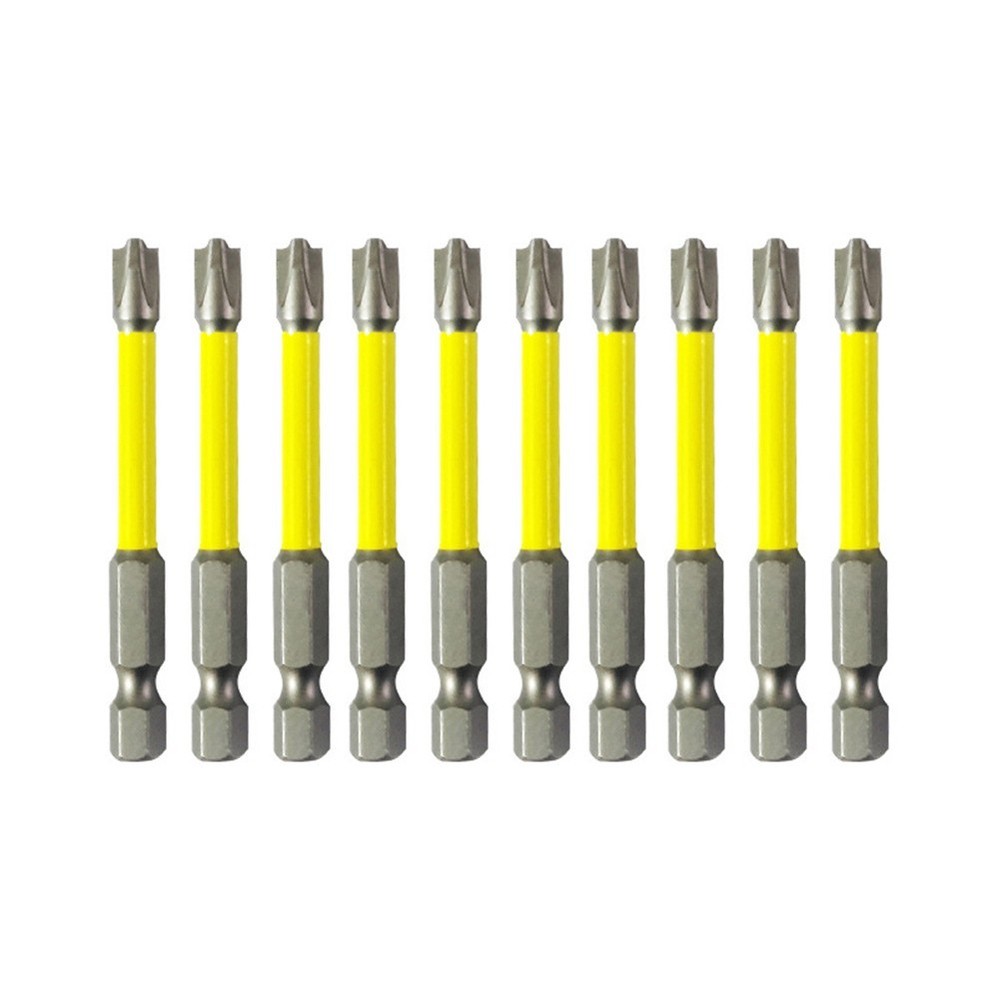 Screwdriver Bits Hand Tools Home Magnetic Screwdriver Bit Yellow/Silver