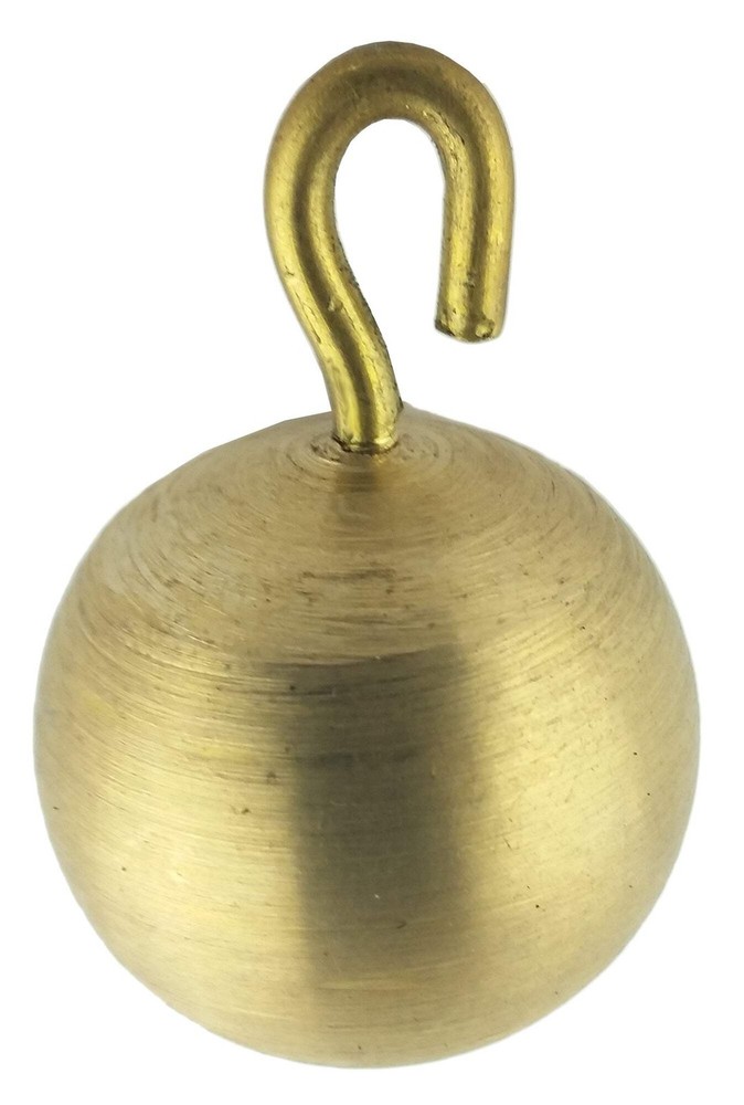 Physics Ball, Brass, 25 mm (1 in.), Hooked