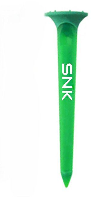 SNK Golf Tees (8 Pack) – Virtually Unbreakable Plastic – Long Drive - Green