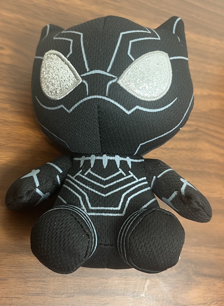 Marvel Plush Lot of 3 Mattel Daredevil 9” Ty Black Panther 6” Ty Spider-Man 6”
