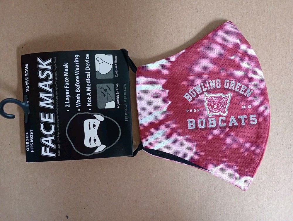 Bowling Green Ohio Bobcats face mask washable