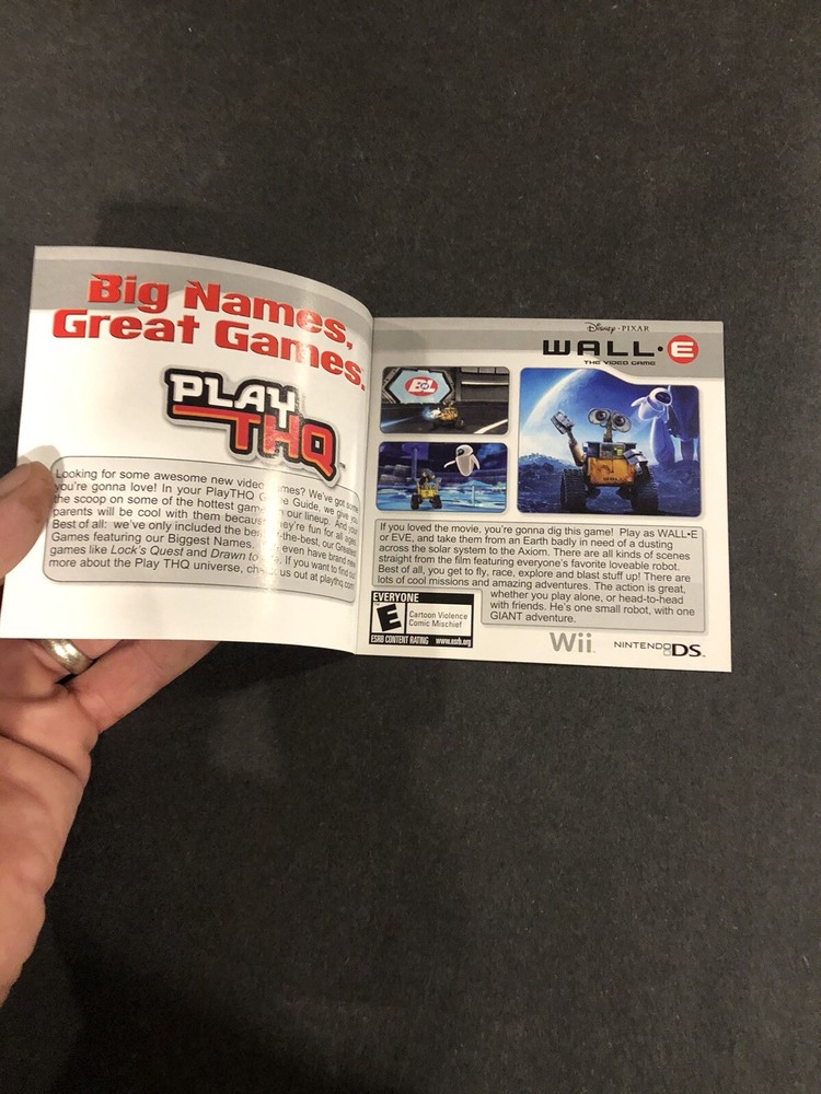 Nintendo DS THQ Insert