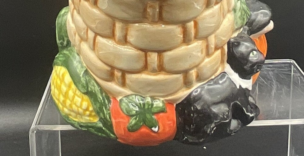 VINTAGE SCARECROW CERAMIC PITCHER