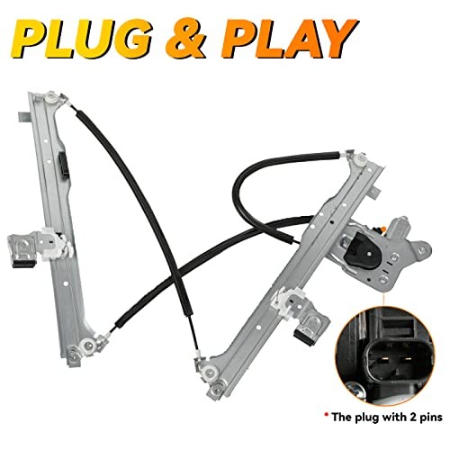 Rear Left Driver Side Power Window Regulator with Motor Rear Left (Driver) Side