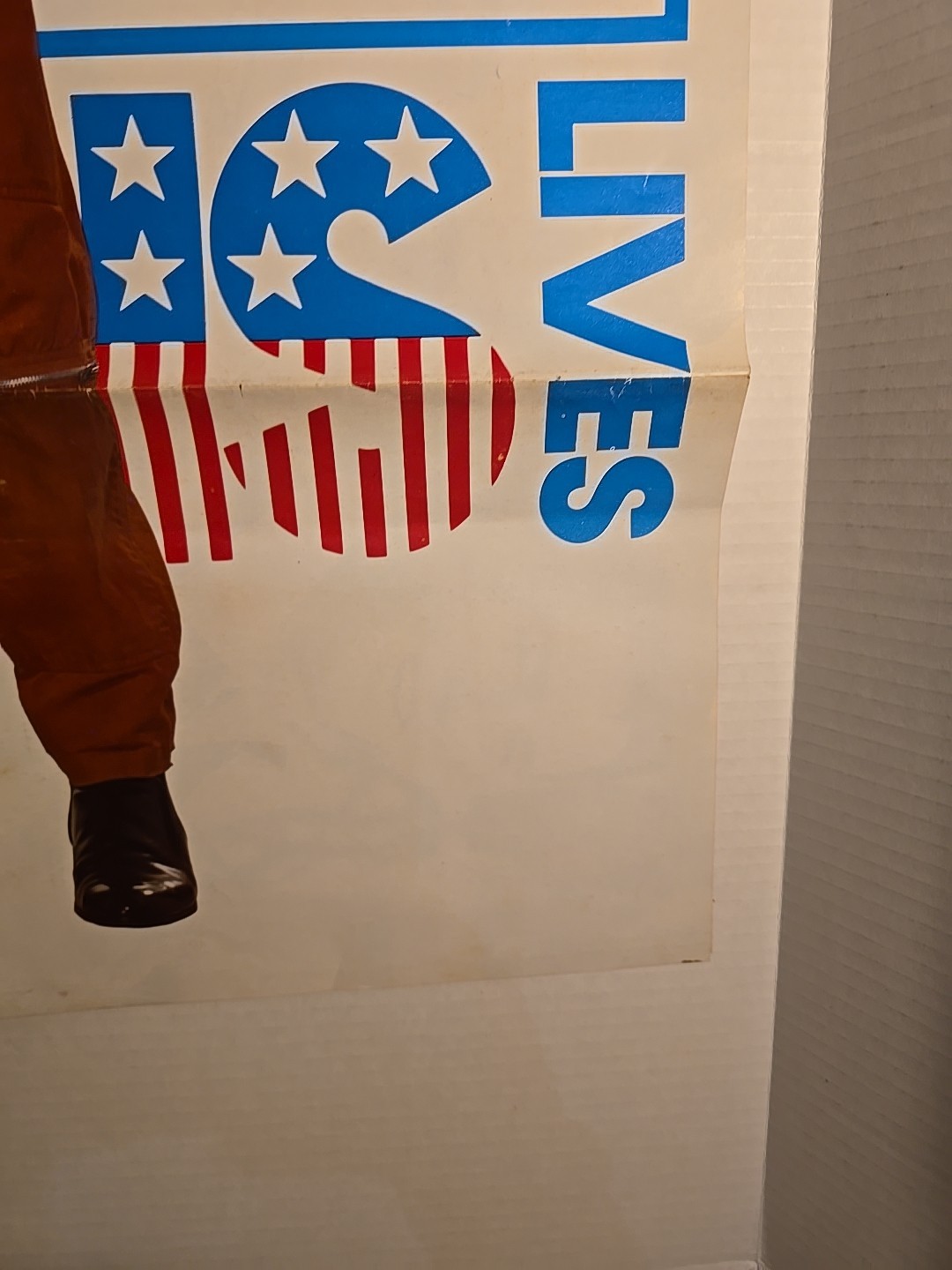 Elvis Poster Vintage "Elvis Lives" 31" x 20.5"