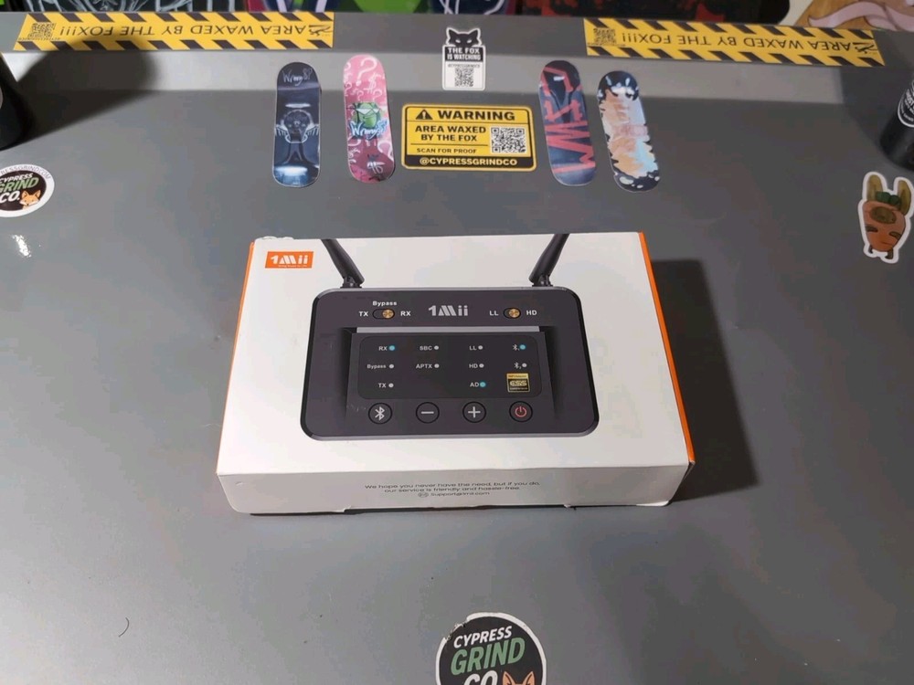 1Mii B03Pro Bluetooth 5.3 Transmitter Receiver aptX HD Low Latency