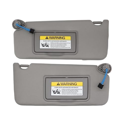 Pair Sun Visor Left and Right Compatible with Accord A Pair Left+Right Grey