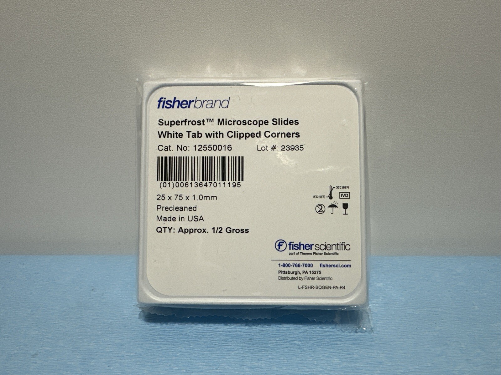 Fisherbrand Superfrost Microscope Slides White 12-550-016
