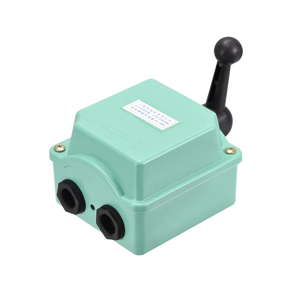 Drum Switch QS-15 3-Positon Forward/Off/Reverse Motor Control Plastic Shell 15A