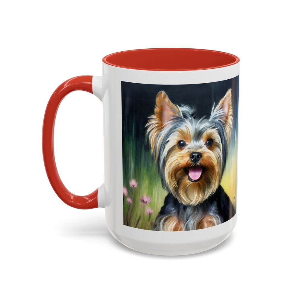 Yorkshire Terrier Ceramic Accent Coffee Mug