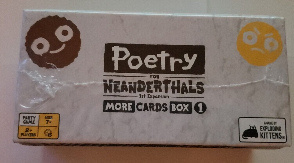 Exploding Kittens - Poetry for Neanderthals - More Cards Box 1 - 500 ct - NEW