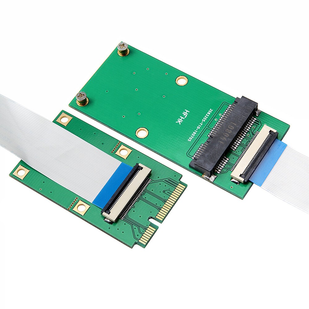 msata SSD to mini pcie interface extension cable for laptop