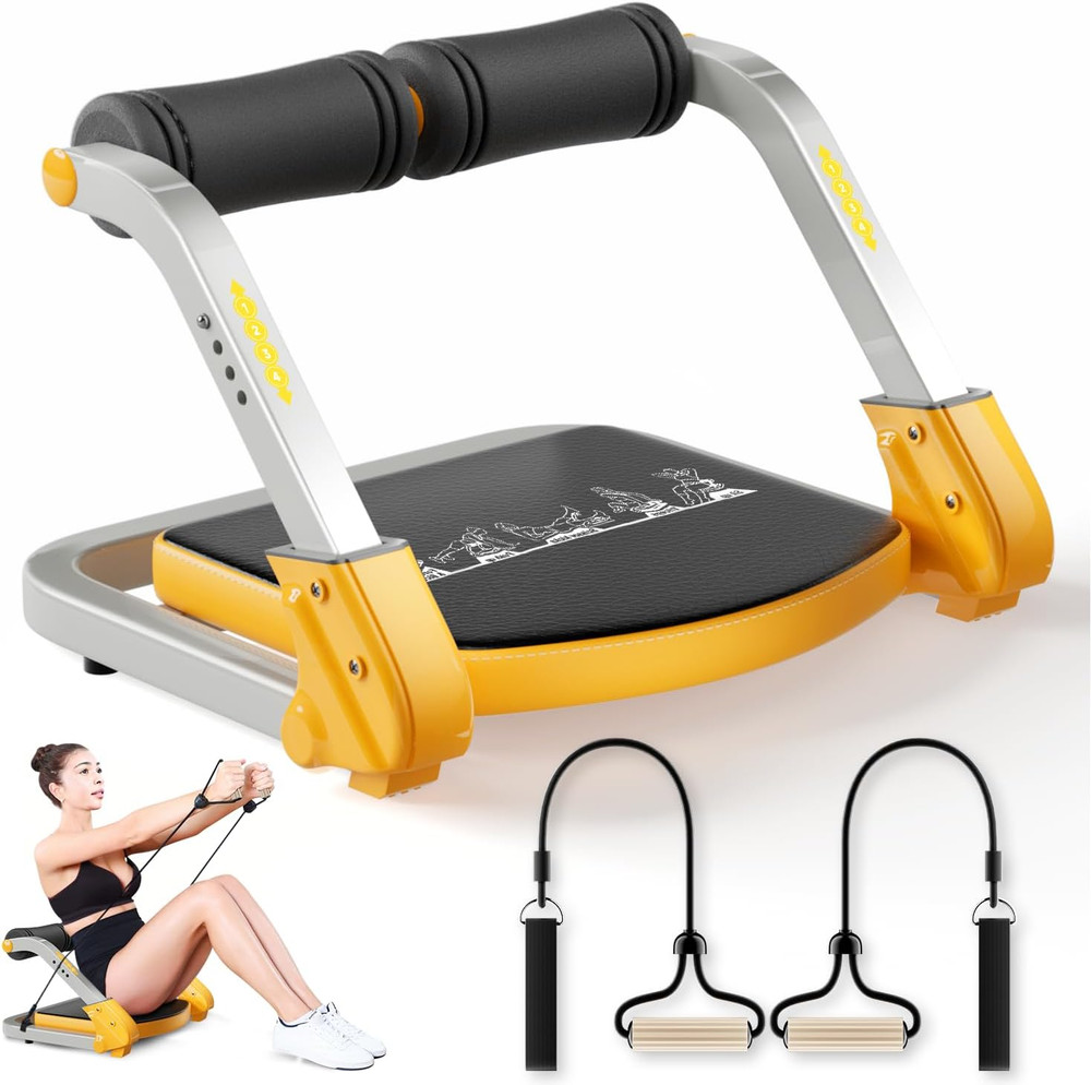 Adjustable Ab Trainer Machine for Home Workout - 350 LBS Capacity