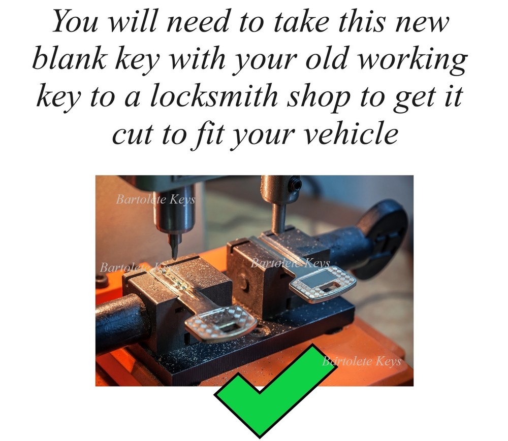 Replacement Car Key Blank Fits 2011 Kia Rondo