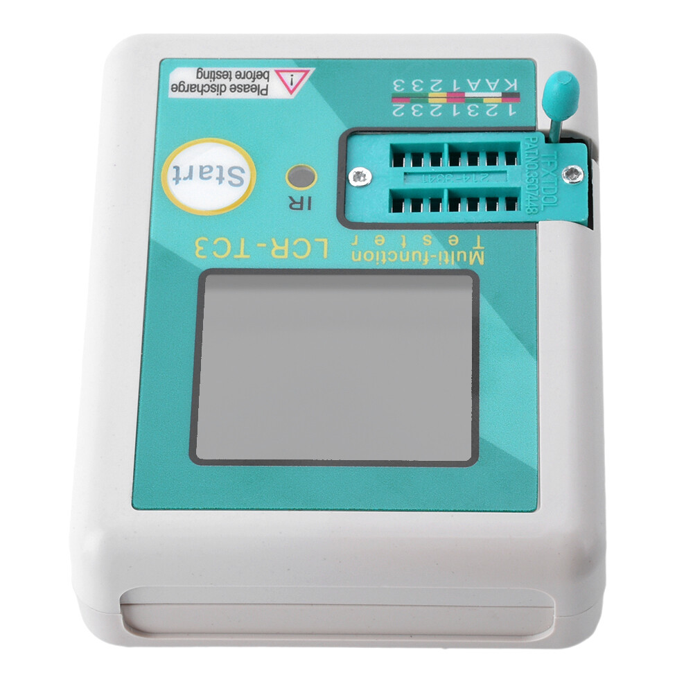 LCR-TC3 High-precision Transistor Tester Diode Capacitance Test Meter + Cable US