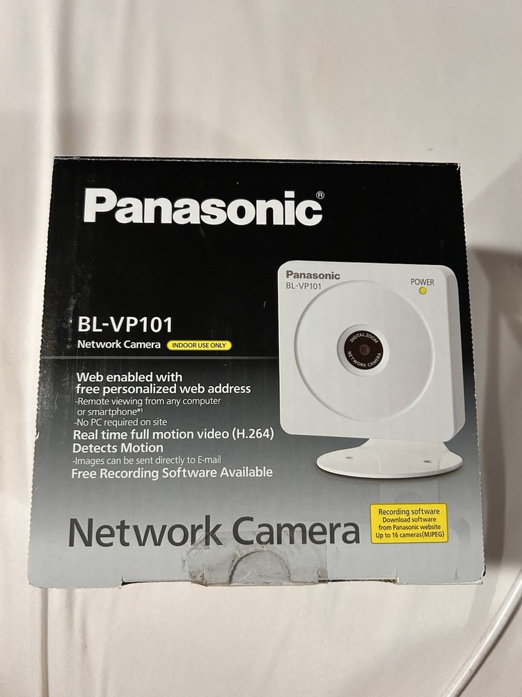 Panasonic BL-VP101 Network Camera RJ45 Indoor Motion Detection Web Enabled