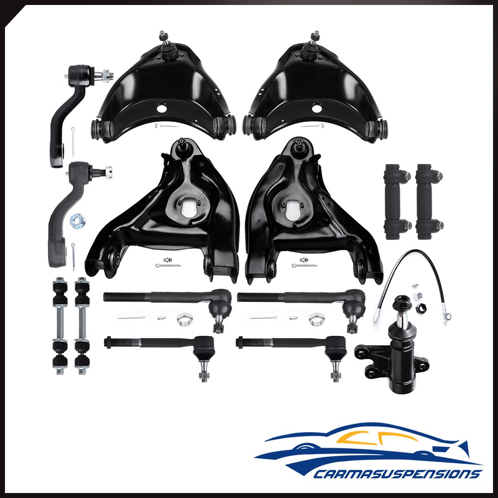 For 1993-1998 Chevrolet C1500 Silverado 15Pcs Front Control Arms Sway Bars Kit