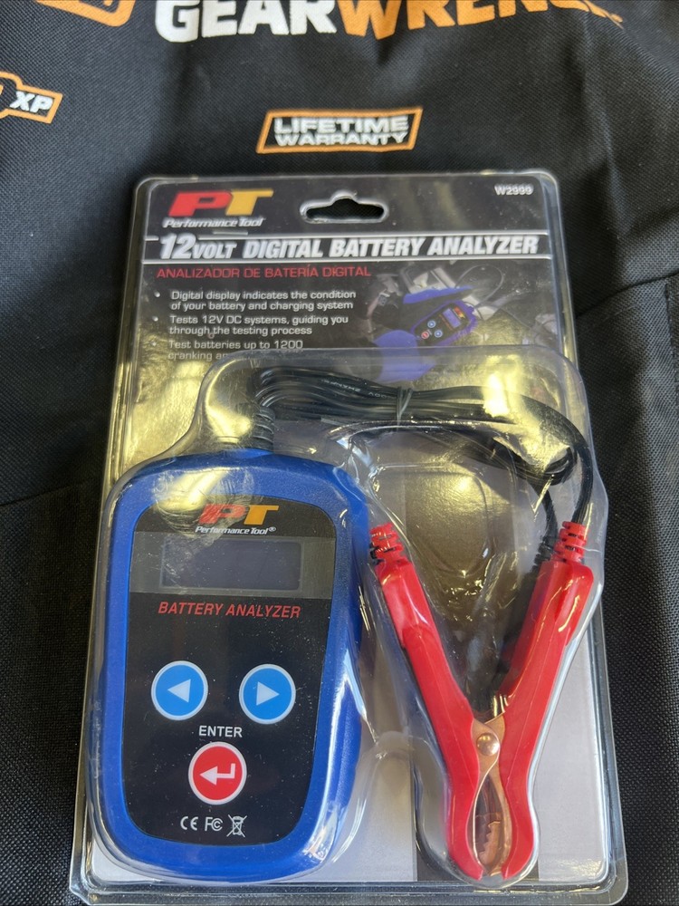 Digital Battery Analyzer, 'Performance Tools' 12 volt W2999 #0670 Free Shipping!