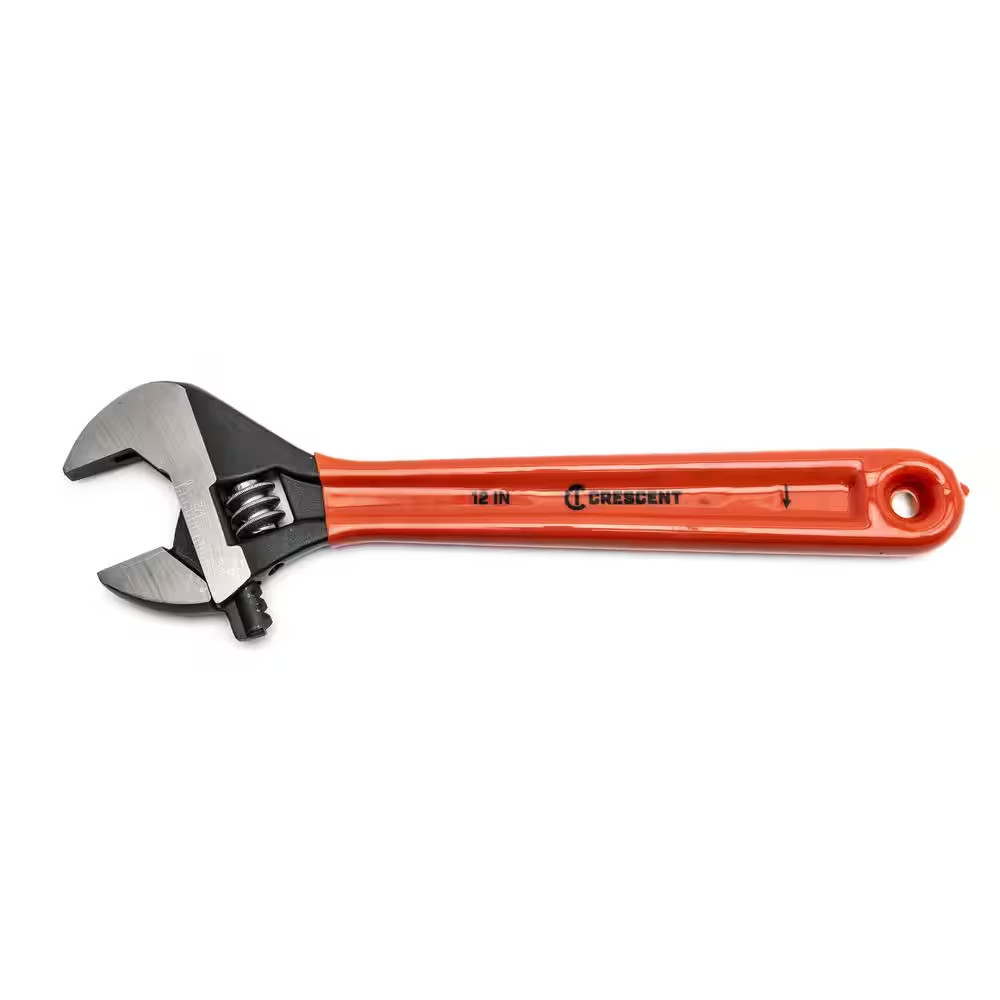 12 In. Black Oxide Cushion Grip Adjustable Wrench