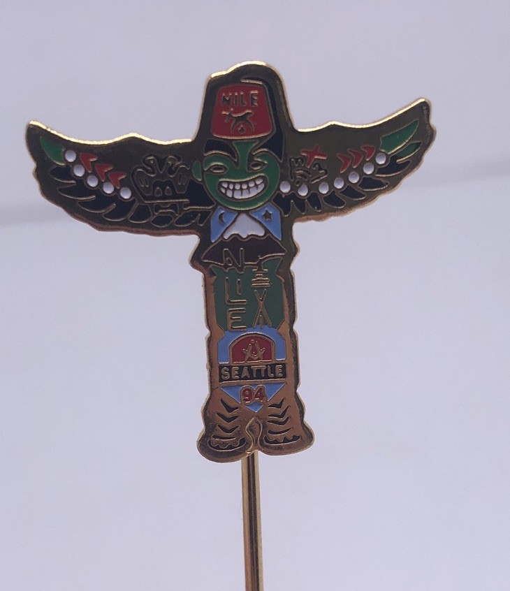 Shriner Nile Seattle 94 Hat Pin
