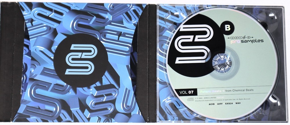 Zero-G Pro Samples 07 Future Beats 1 Sample Library/Sound Library/Sampling 2 CD