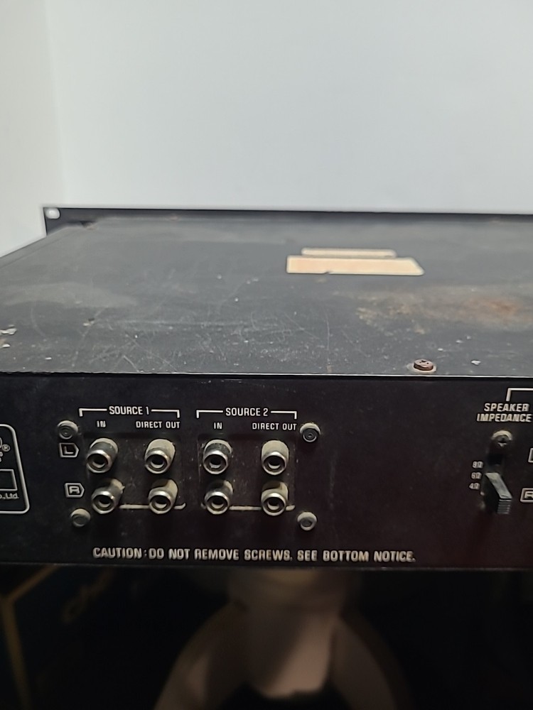 Technics SH-9020M Peak Average Meter Unit 3 Input Selector