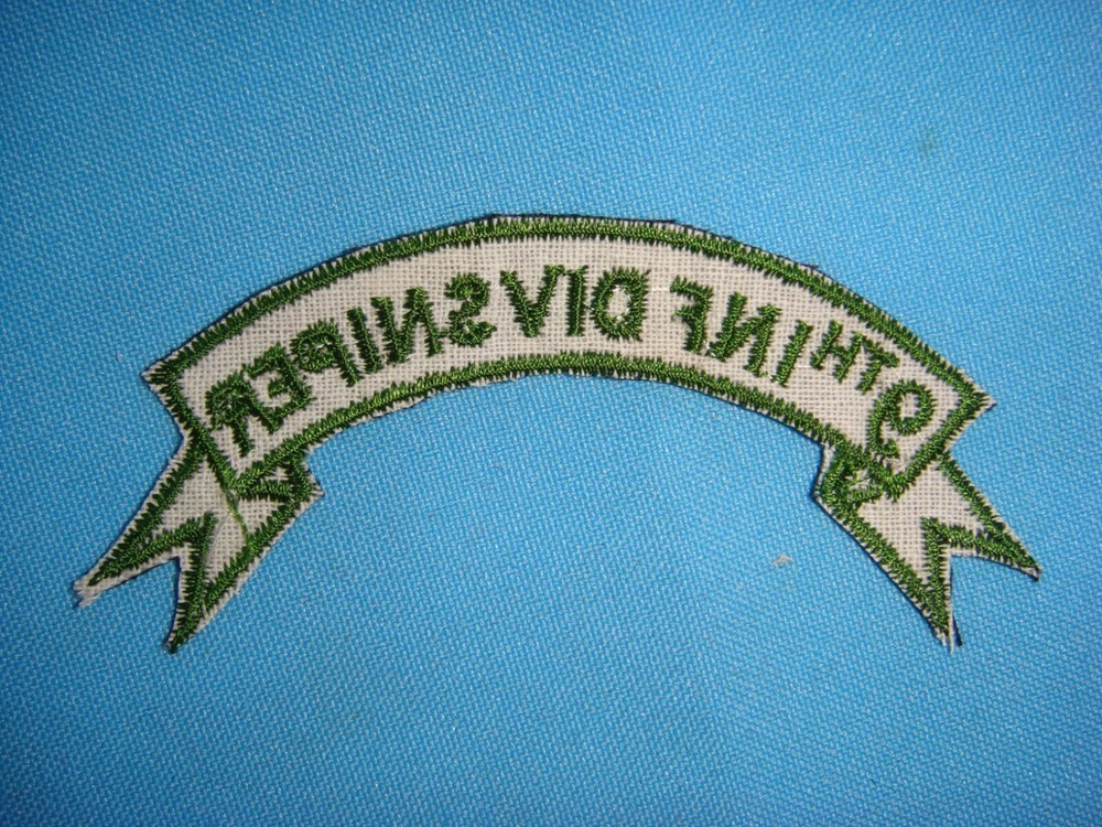 VIETNAM WAR SCROLL PATCH, US 9th INFANTRY DIVISION