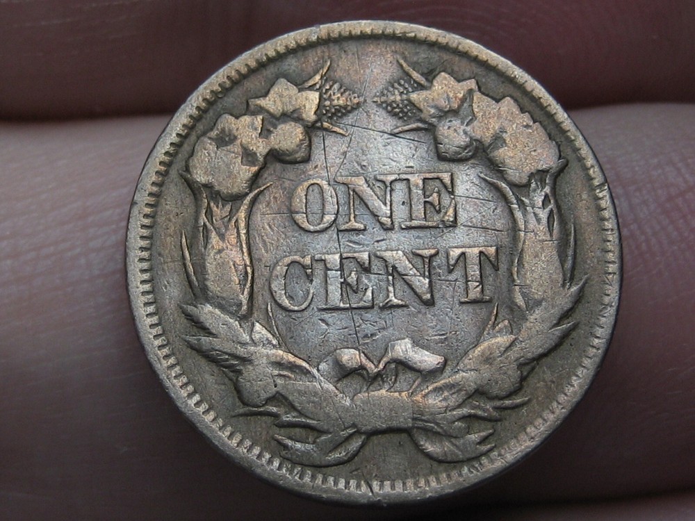 1858 Flying Eagle Penny Cent- Small Letters, Fine Details