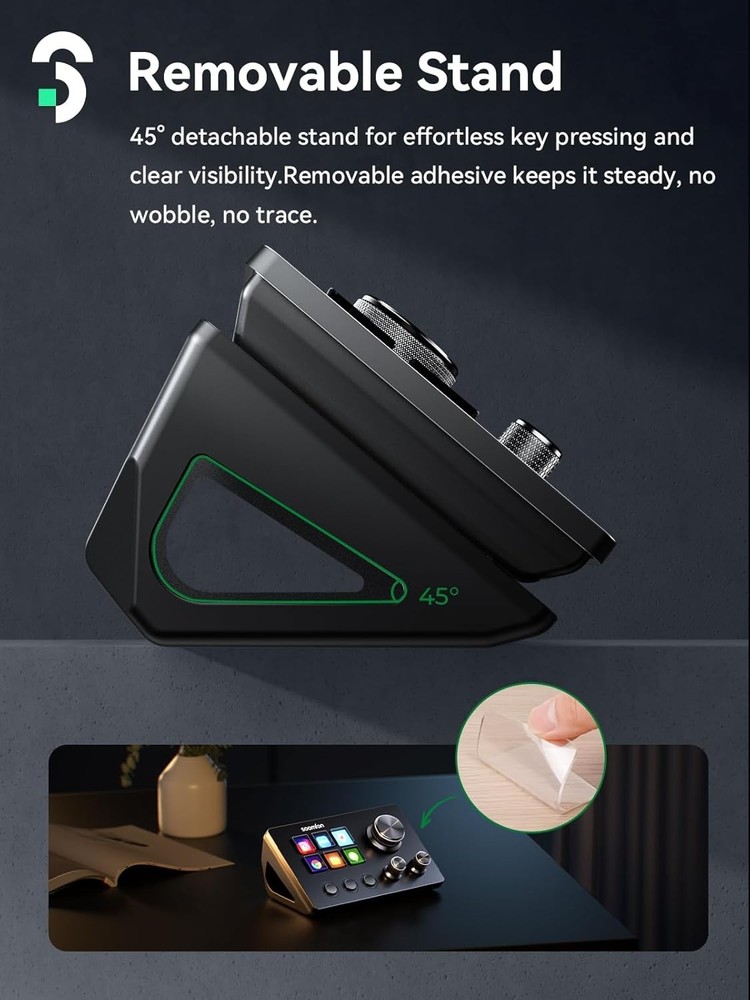 SOOMFON Stream Controller SE 6 Key LCD Macro Deck for OBS Twitch PC Mac